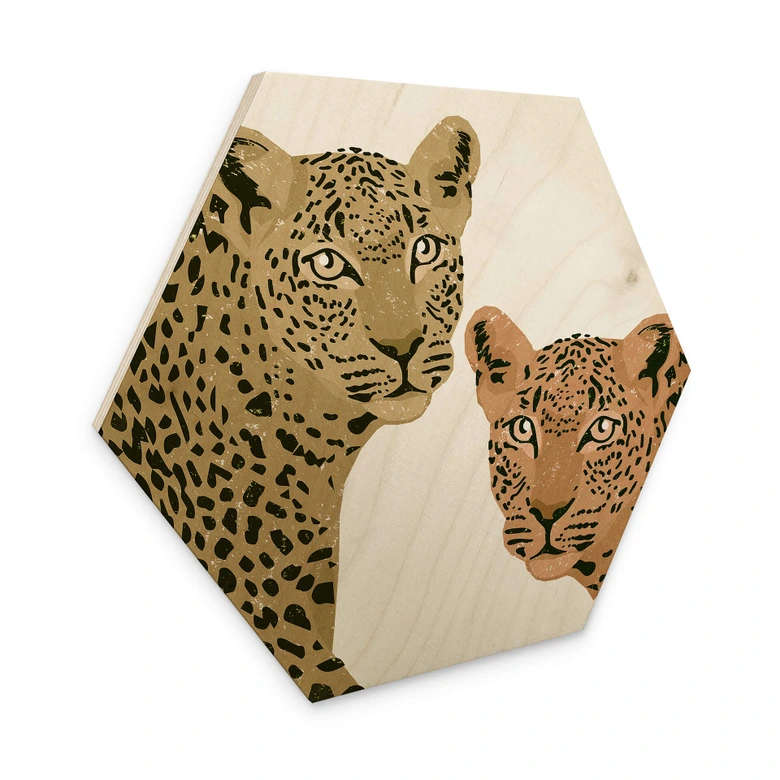 Hexagon - Holz Goed Blauw - Die Leoparden 