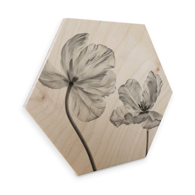 Hexagon - Holz Grønkjær - Tulpenblüte 
