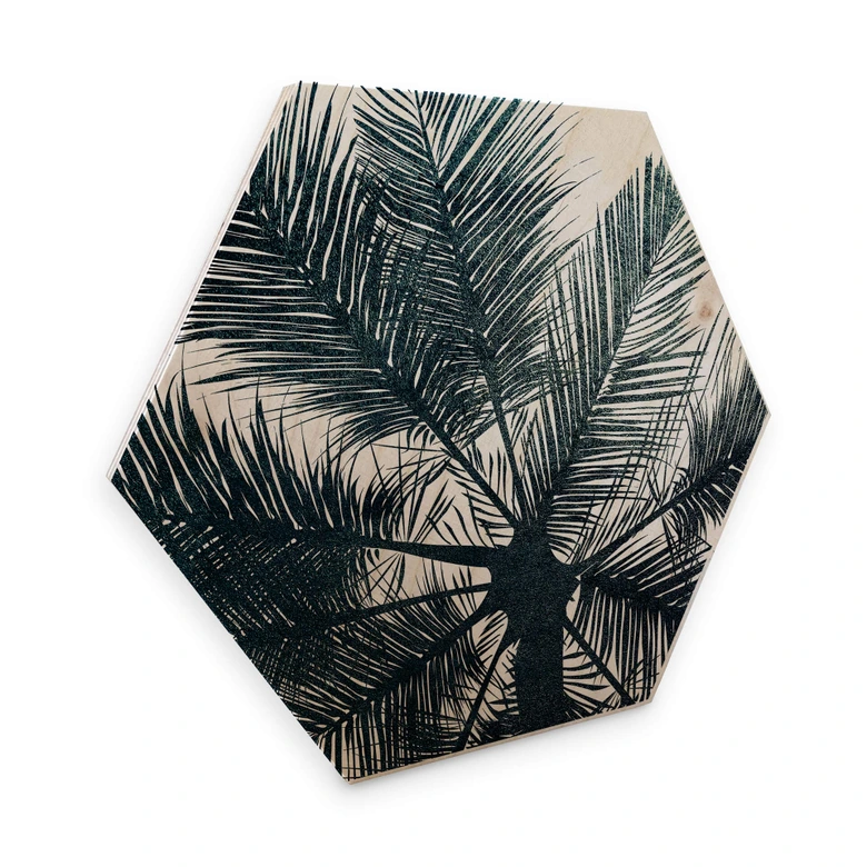 Hexagon - Holz Birke-Furnier Kubistika - California Dreaming 