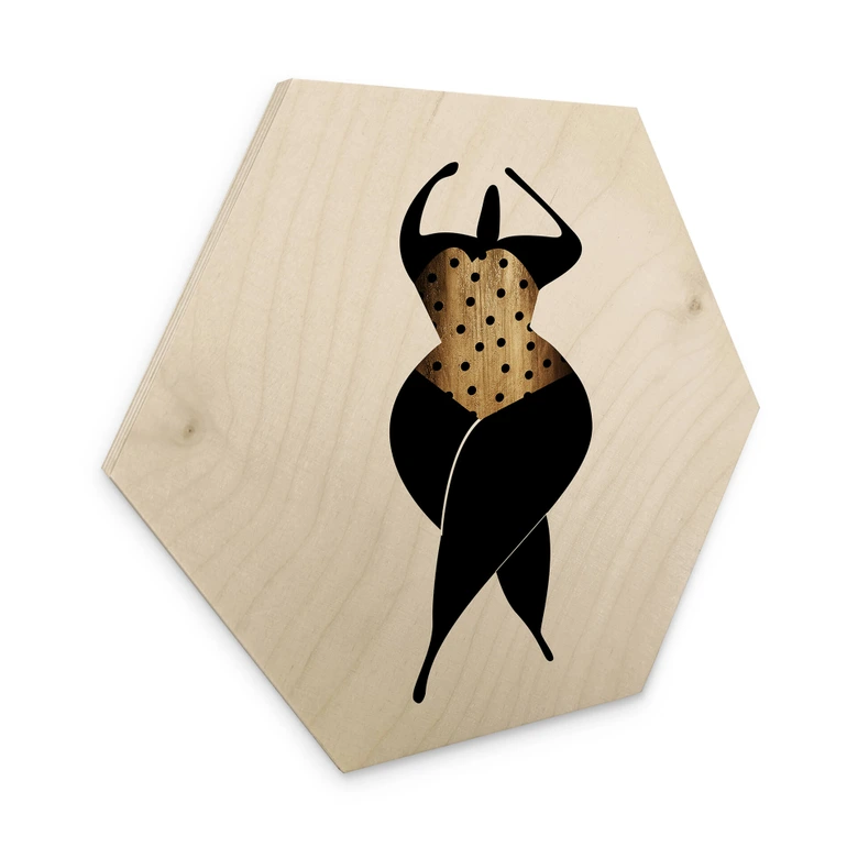 Esagono in legno Kubistika - Ballando 