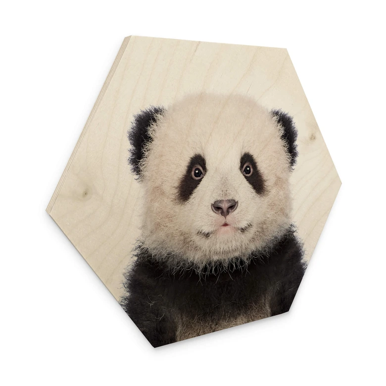 Hexagon - Holz Sisi & Seb - Baby Panda 