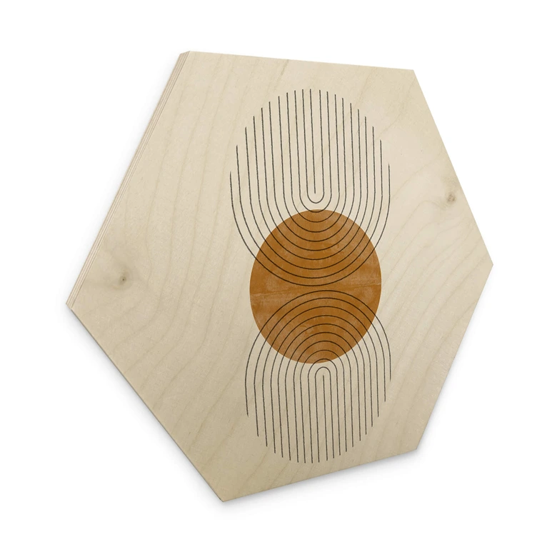 Hexagone - Bois The Miuus Studio - Modern Composition 