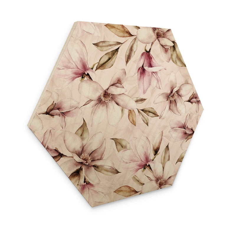 Hexagon - Holz UN Designs - Soft Magnolia 