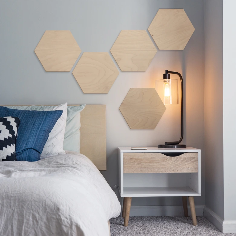 Hexagon Berkenfineer 3-delige set 