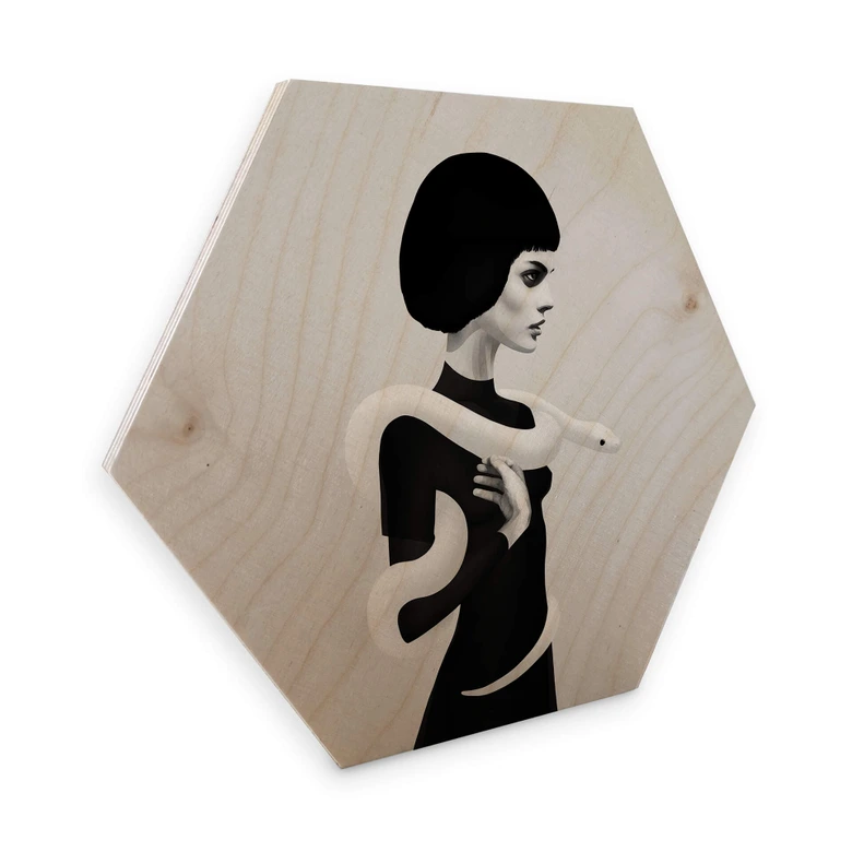 Hexagon - Holz Birke-Furnier Ireland - Only Skin 