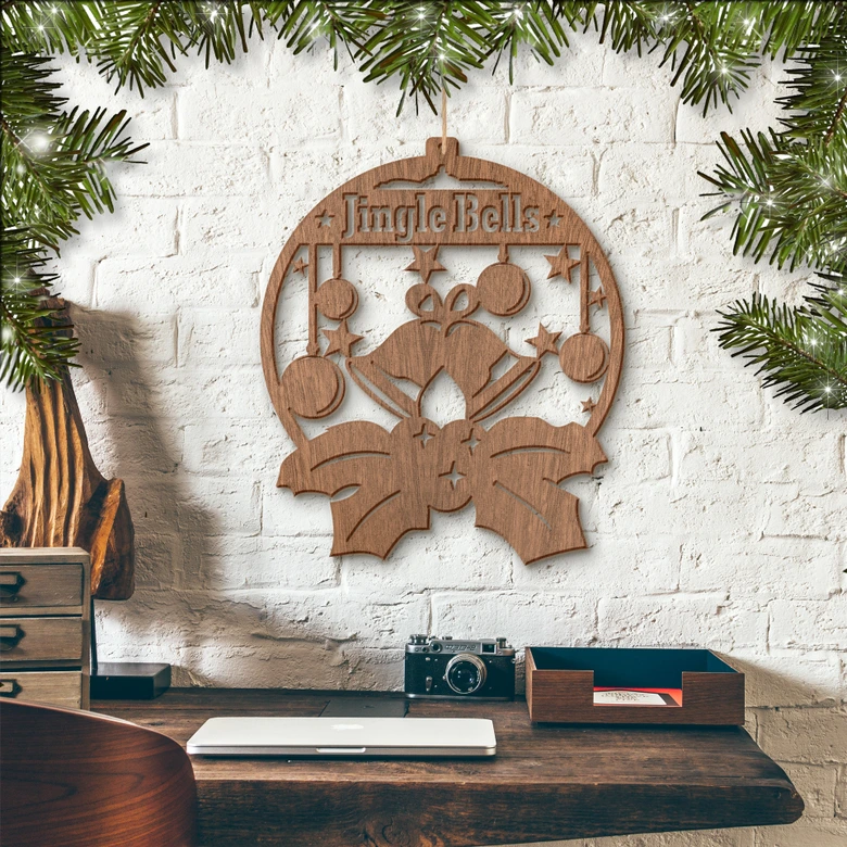 Holzkunst Mahagoni - Jingle Bells 