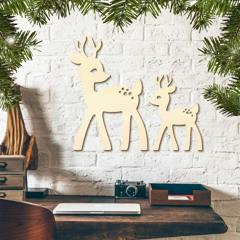 Wood - Young Deer - poplar 