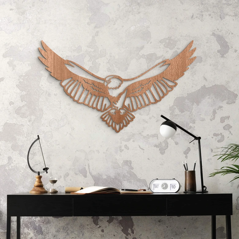 Holzkunst Mahagoni - Adler 