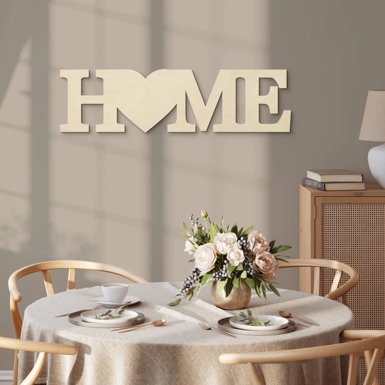 Lettres décoratives en bois Home-Heart 