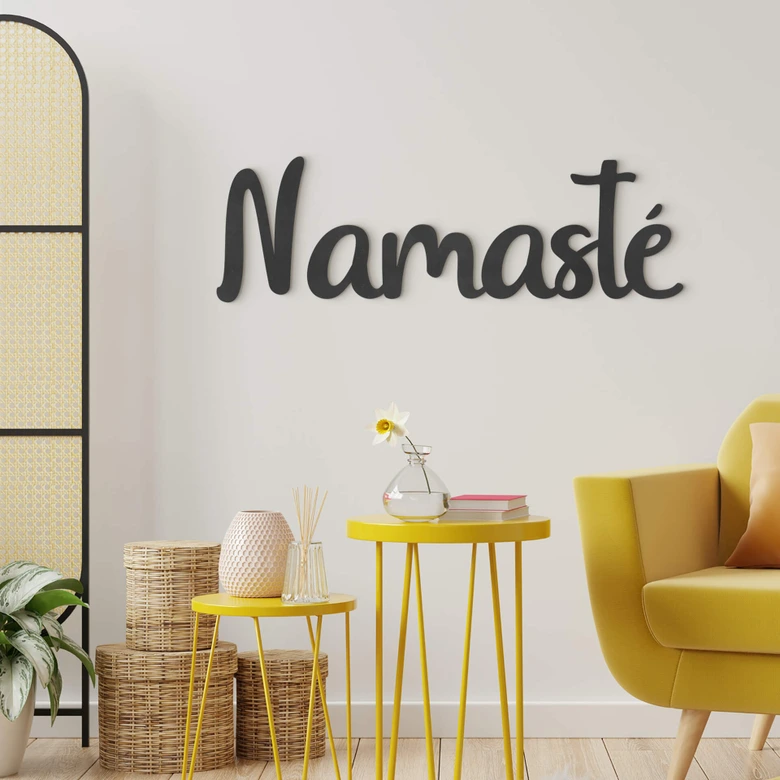 Décoration en bois MDF Namasté 