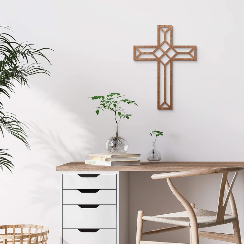 Wooden Cross – mahogany 