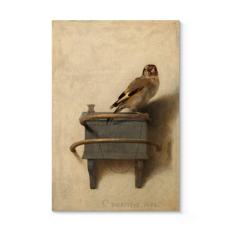 Houten Poster Fabritius - het Puttertje 