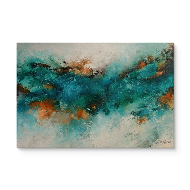 Houten Poster - Bevroren water - Fedrau 