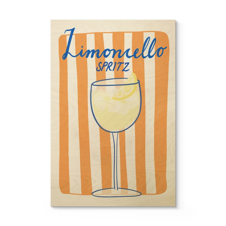 Holzbild Limoncello Spritz - Fritsch 