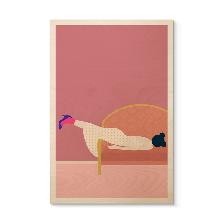 Tableau sur bois Maddies Mood - Jota de jai 