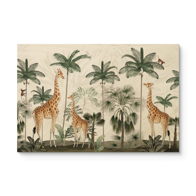 Holzbild Kikki Belle - Die Giraffen 