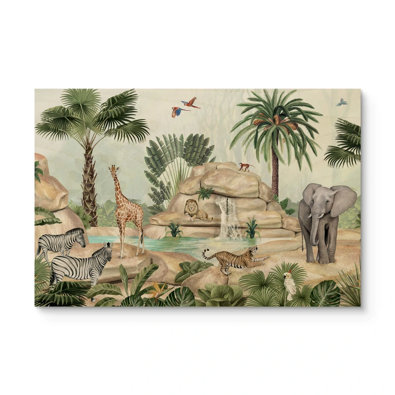 Houten Poster Kikki Belle - Jungle Paradise 
