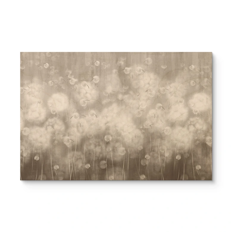 Holzbild Pusteblumen Traum in Beige - Ms Tiff 