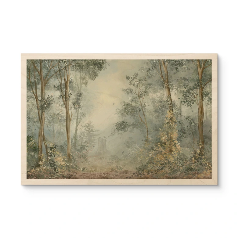 Holzbild Verwunschener Wald - Ms Tiff 