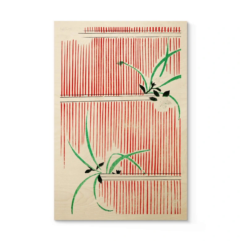 Houten Poster Watanabe Seitei - Morning glory 