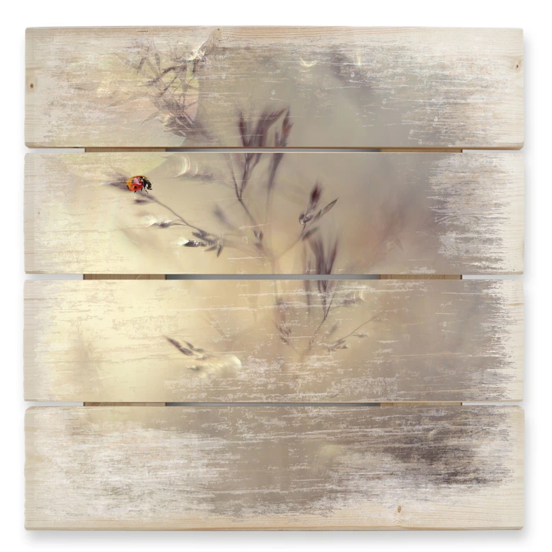 Holzbild Westum - Little Lady - 40x41,5 cm 