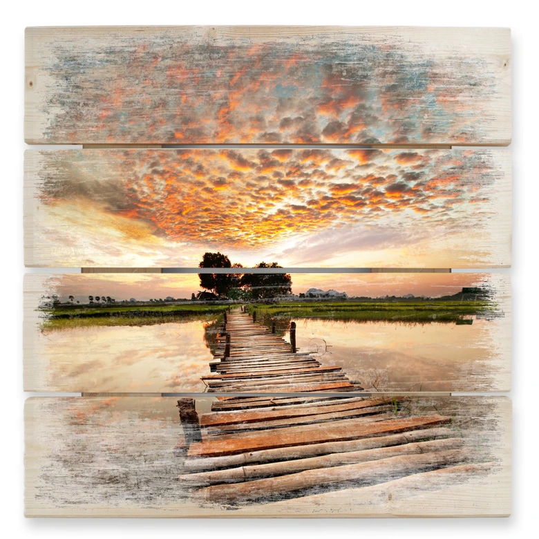 Tableau sur bois - To the other Side 