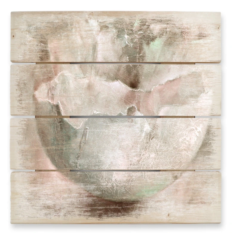 Holzbild Schmucker - Eierschale - 40x41,5 cm 
