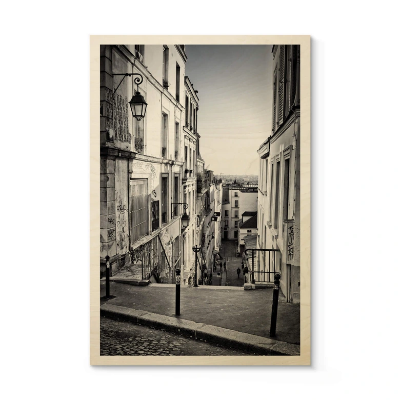 Holzbild Montmartre 