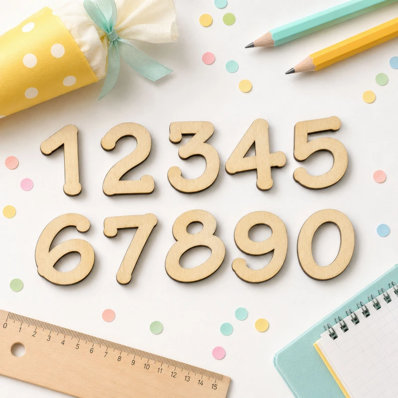 Decorative Letters Tekton – numbers 