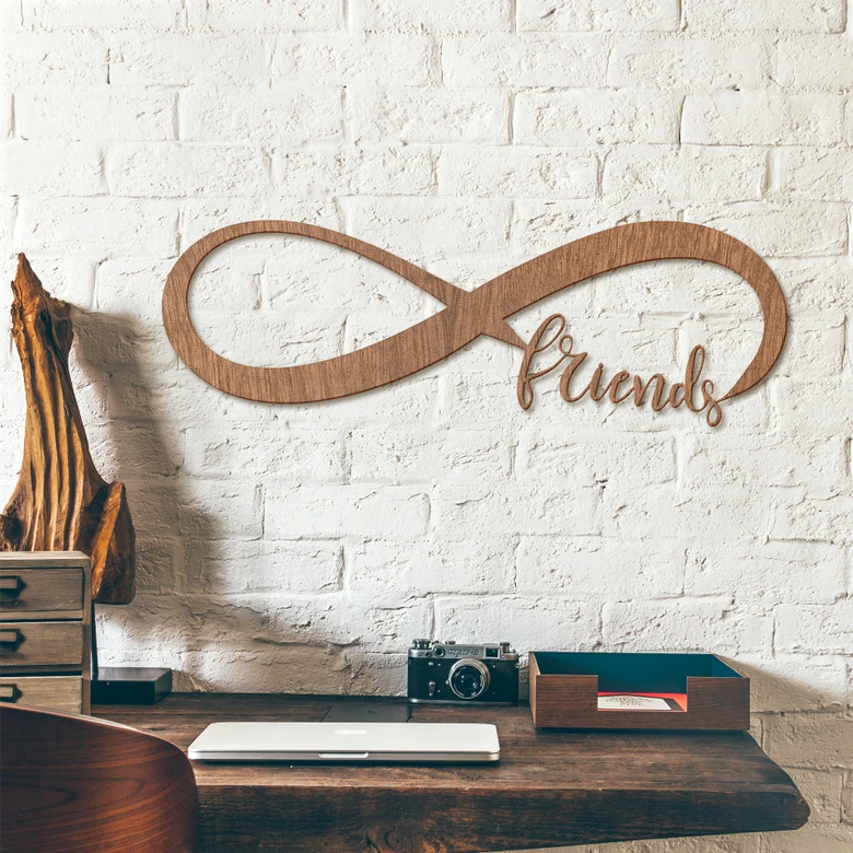 Holzkunst - Unendlich Friends - Mahagoni 