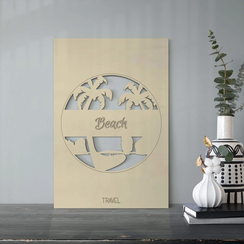 Obraz dekoracyjny topola - Travel Beach 