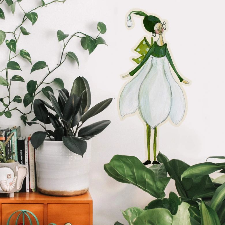 Wandtattoo Leffler - Blütenelfe Februar 