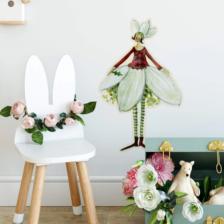 Wandtattoo Leffler - Blütenelfe November 