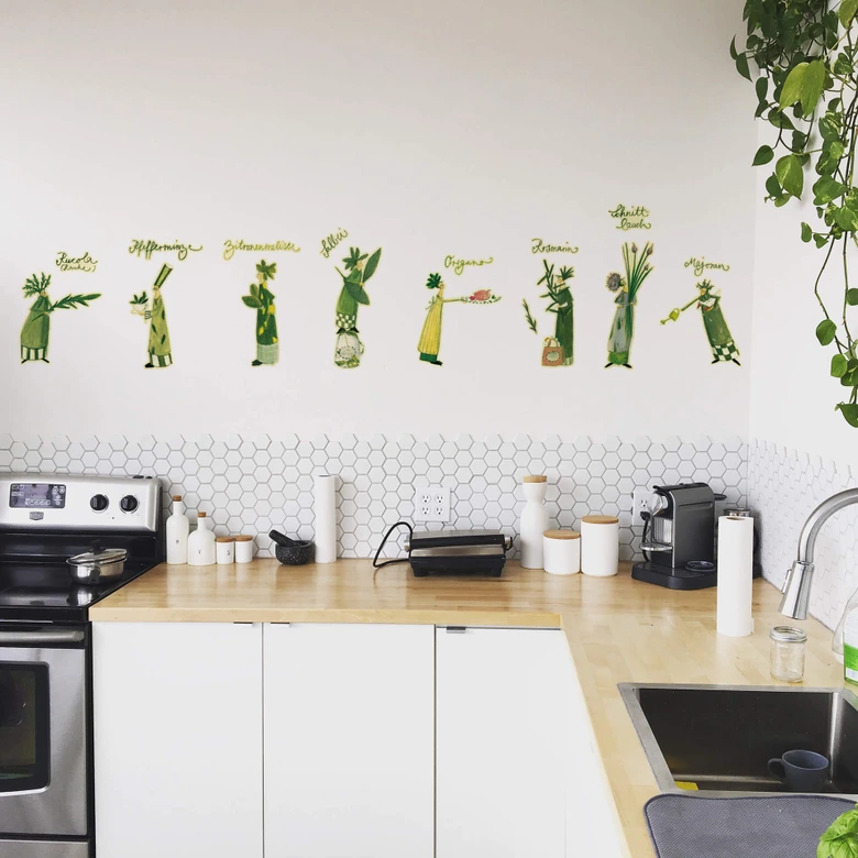 Wandtattoo Leffler - Kräuterfrauen 2 