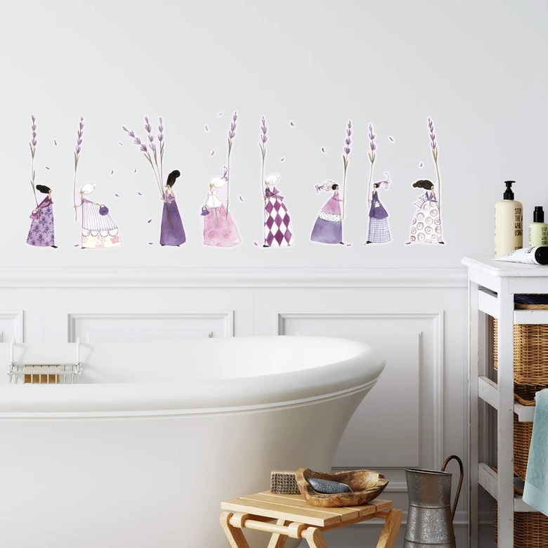 Wandtattoo Leffler - Lavendelfrauen 2 