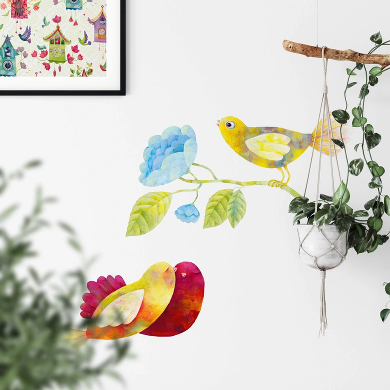 Wall sticker Blanz - Birds in the Woods 