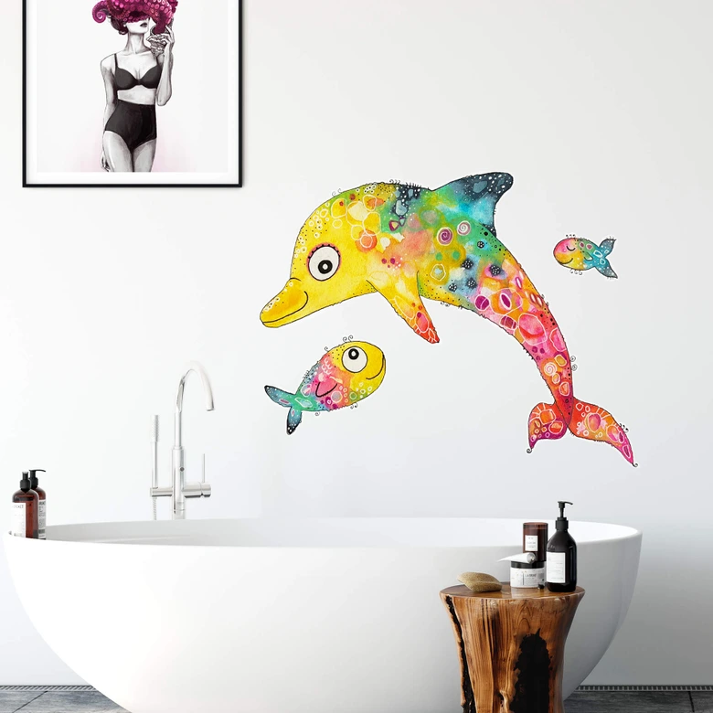 Wandtattoo Hagenmeyer - Delfin 