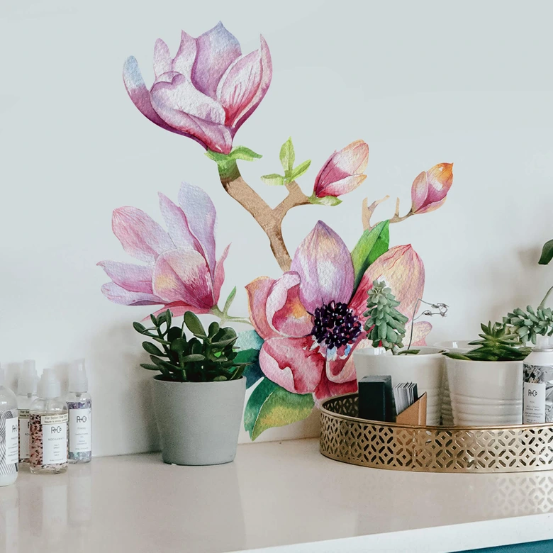 Wandtattoo Kvilis - Magnolien 03 