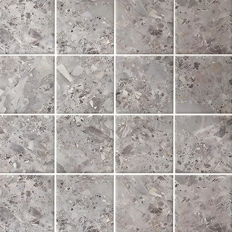 Tile stickers stone look, dark terrazzo - Furniture foil, kitchen splashback, bathroom foil 