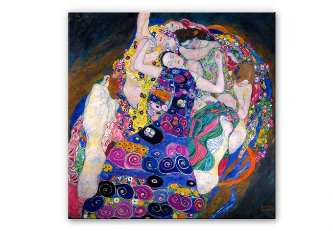 Leichtes Wandbild Klimt - Die Jungfrau | mattes Finish 