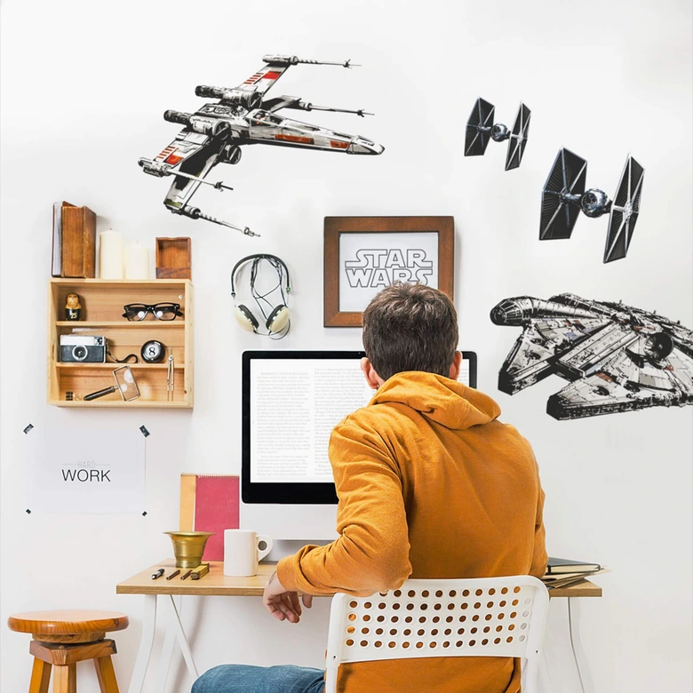 Wandsticker Star Wars Raumschiffe 