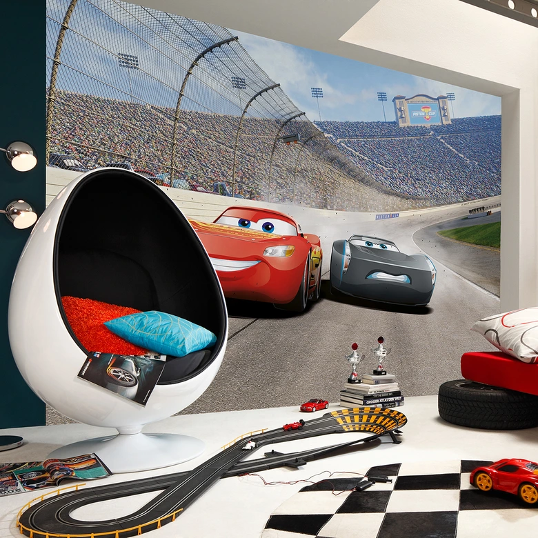 Fototapete Disney Cars 3 Duell 