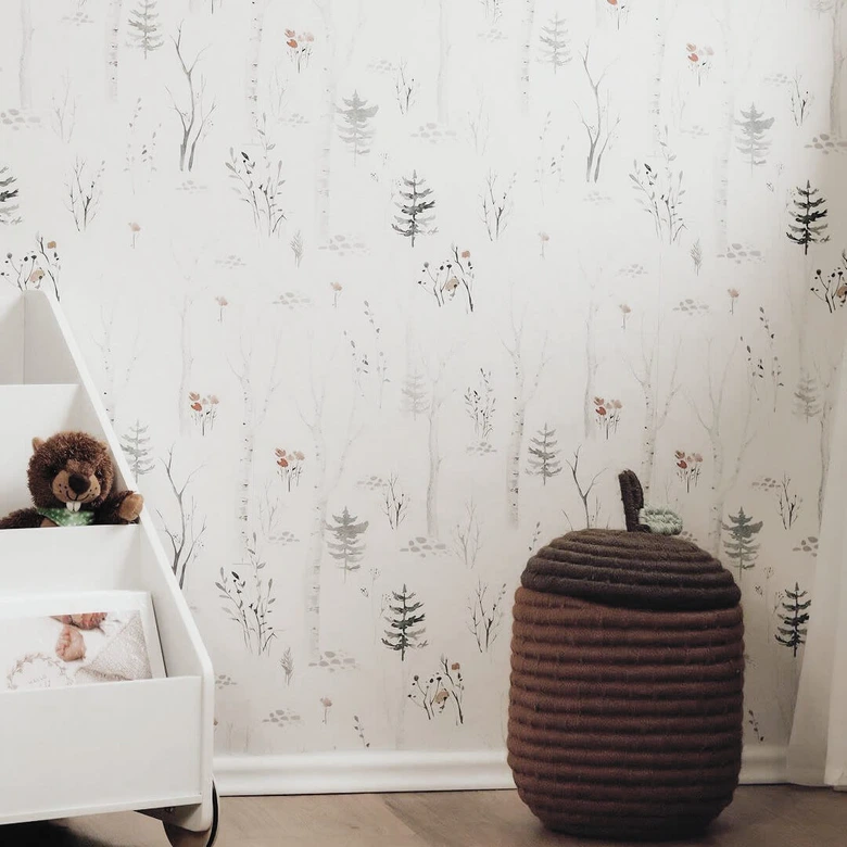 Mustertapete Kvilis - Birkenwald 