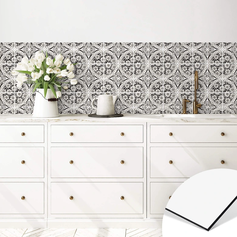 Küchenrückwand Viktorianische Blüte 