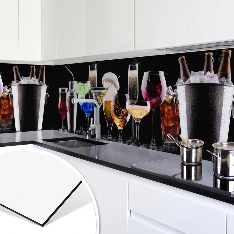 Küchenrückwand - Alu-Dibond - Cocktail Feeling 