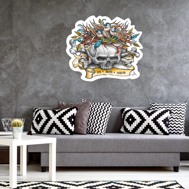 Adesivo murale LA Ink - Rinascita 