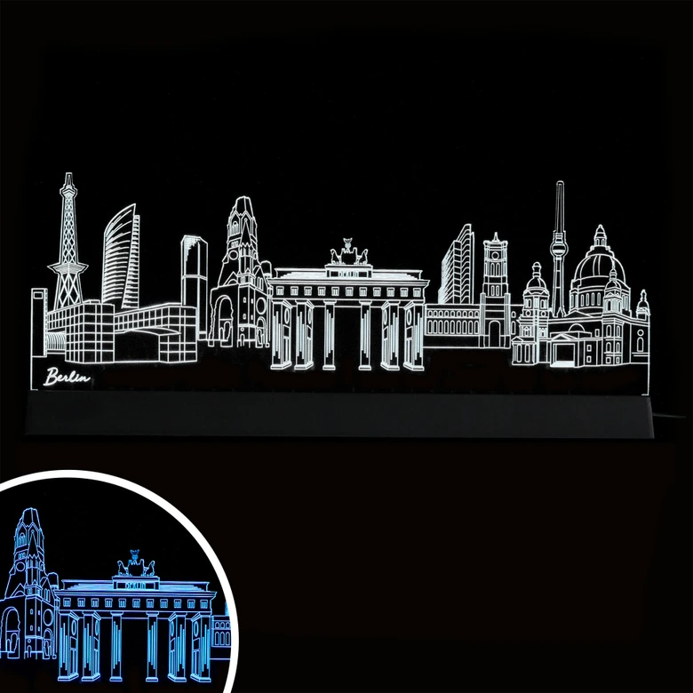 LED Skyline - Berlijn 