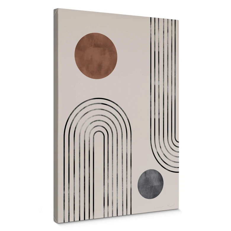 Tableau sur toile 1X Studio - Arcs et pois 