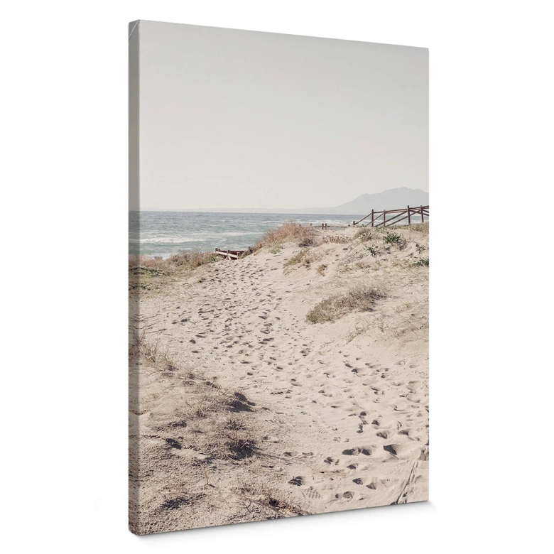 Leinwandbild 1X Studio - Strandaufgang an den Dünen 