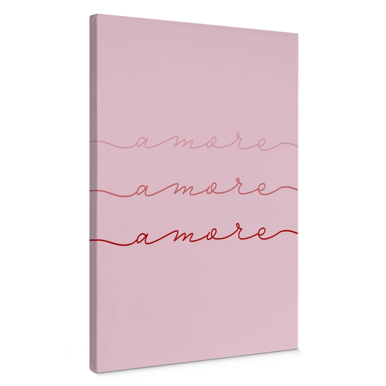 Leinwandbild Amore 
